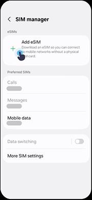 Samsung — مدير شريحة SIM