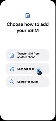 Samsung — إضافة eSIM
