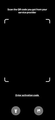 Samsung — مسح رمز QR