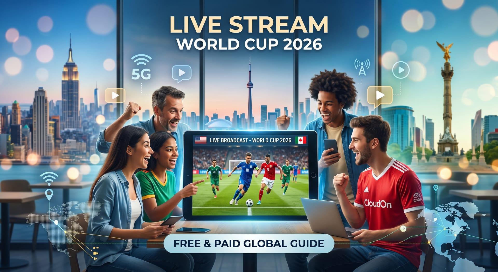 How to Live Stream the 2026 FIFA World Cup From Anywhere (Free & Paid Options)
