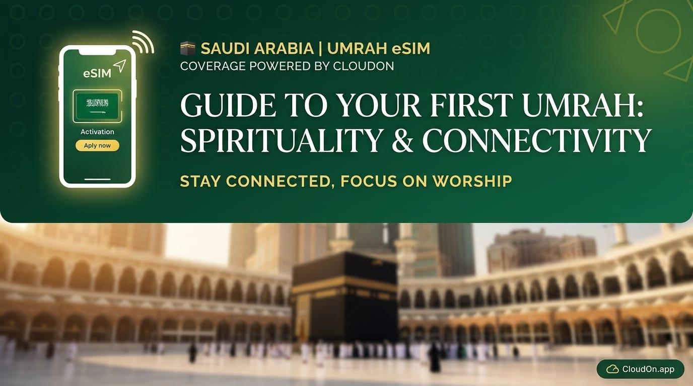 The Ultimate First-Timer’s Umrah Guide: Preparation, Rituals, Packing Checklist, and Staying Connected