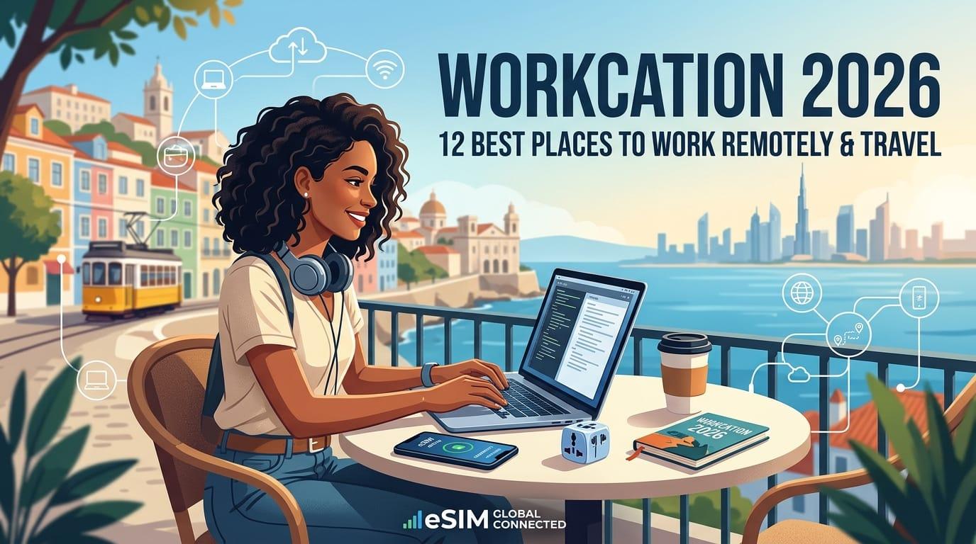Workcation 2026: 12 Best Places to Work Remotely and Travel